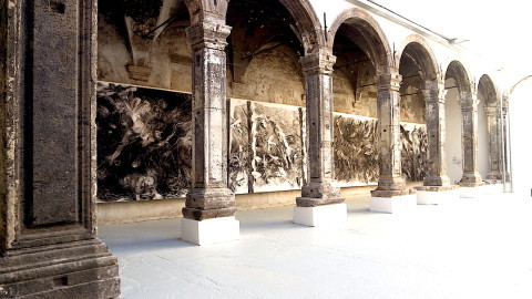 Naples: meeting in Cloister